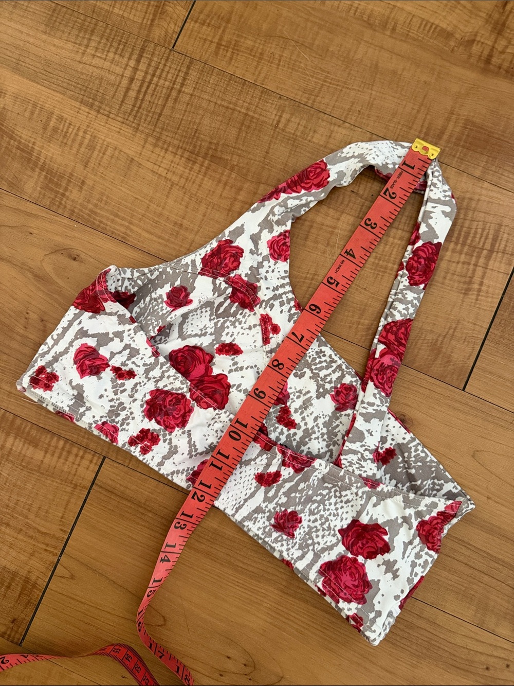 Roses Snake Print Bikini Top - Picture 5 of 7